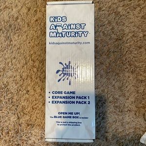 Kids Against Maturity Card Game